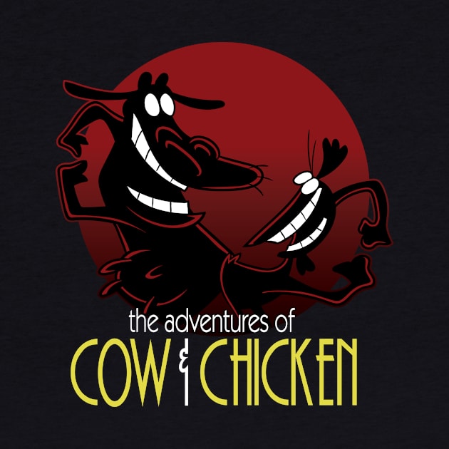 The adventures of Cow & Chicken by jasesa